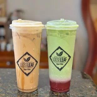 Strawberry Matcha Latte