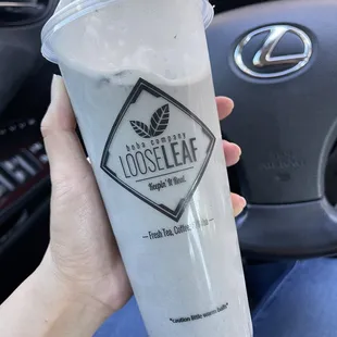 Black Sesame Ginger Latte