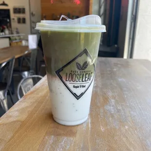 Dirty Matcha Latte