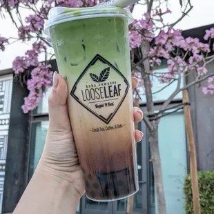 Somatcha Coffee W/honey Boba