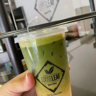 16oz Hot - Golden Matcha Milk