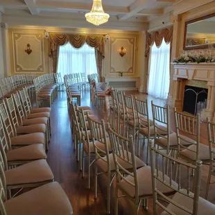 Wedding set-up on ground floor