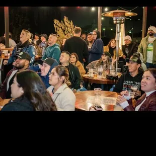 UFC fight nights on the patio