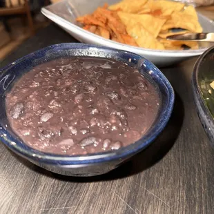 Side of black beans