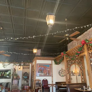 the interior of a restaurant