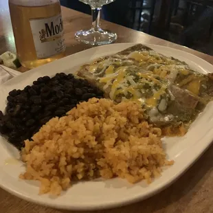 Enchiladas verde