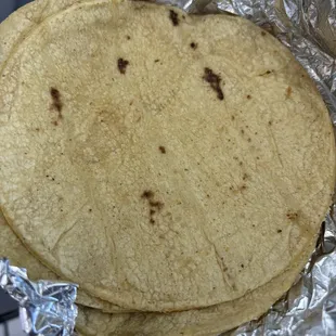 Yellow corn tortillas
