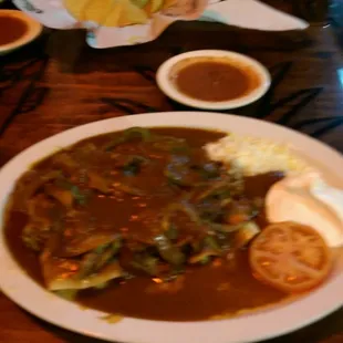 Enchiladas rancheros