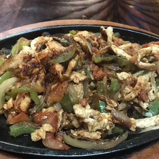 Small chicken fajitas