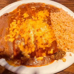 Ground Beef Enchiladas