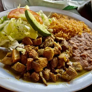 Chile Verde Plate