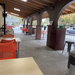 Outside patio