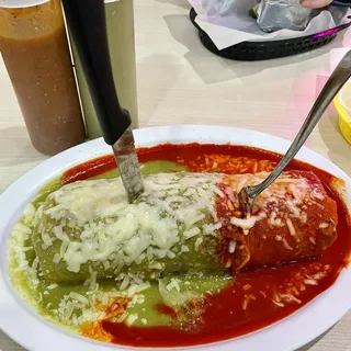 Green Wet Burrito