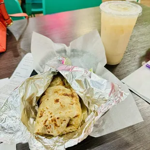 Regular Carne Asada Burrito