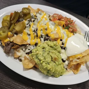 Carne asada nachos