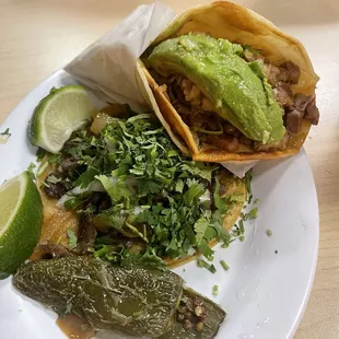 Regular Taco and Super Taco