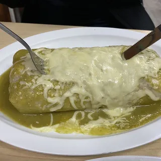 Green Wet Burrito