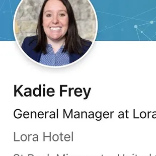 The "hotel manager" who called us on her cell, caller ID Kim Frey. 30s and on your moms phone plan and evil.