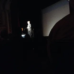 Vicki Lawrence (sitting in the right wings gets you close enough but the way the sitting chart goes it's not picture friendly)