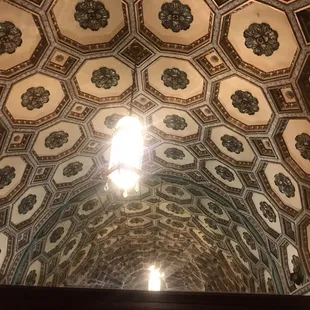 Ceiling in lobby