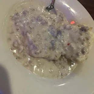 Half order of biscuit and gravy