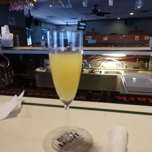 Morning Mimosa.....at our favorite place!!