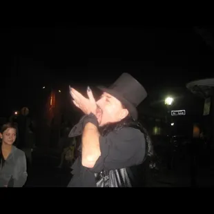 To date I believe he has had 124 people faint on his tours.