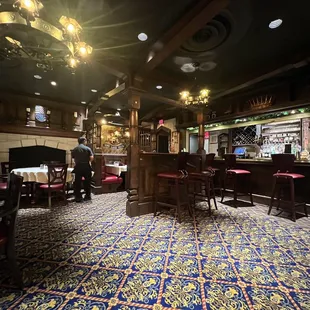 the bar