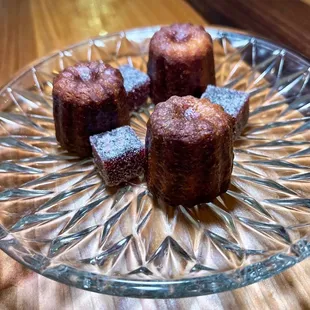 Nathan Matkowsky, May 2023 - Cannelé. Sour cherry pâte de fruit.