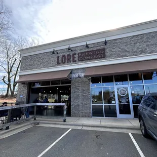 the outside of the building