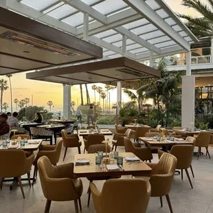 Lovely patio outside