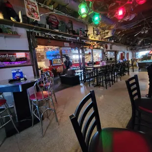 the inside of the restaurant
