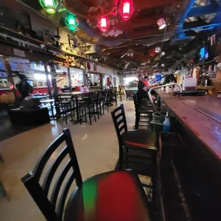 the interior of the restaurant