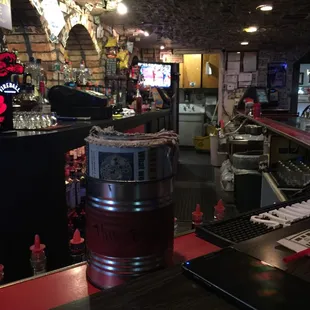 Inside the bar