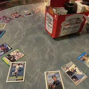 The Steve Sax table for old school Sacto baseball fans