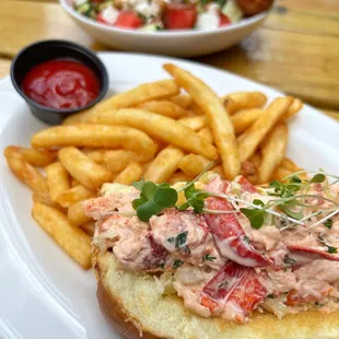The 1/3 lb Lobster Roll available all Summer Long!