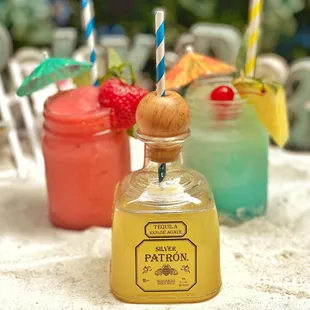 The Margarita Beach Club at Loreley featuring Flavored Margaritas, Frozen Margs, Margarita Unicorns, Frosé Flamingos, Tequila, Mezcal &amp; more