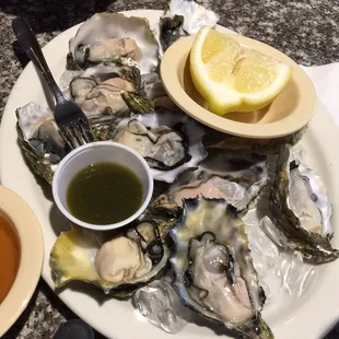 oysters, oysters and mussels, food, mussels, shellfish