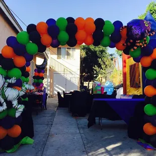 Halloween arch...!!!