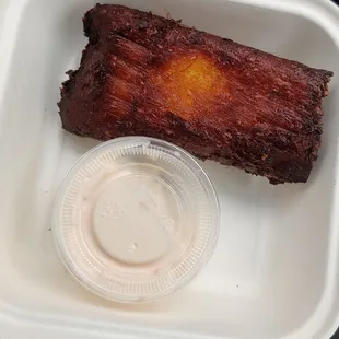 Fried tamal de elote