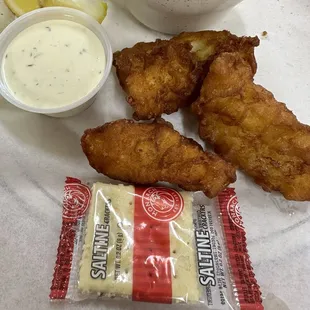 Senior fish and chips