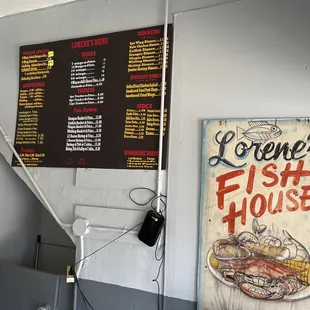 Menu board