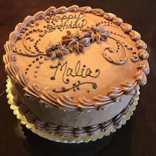 Chocolate Cake with Buttercream Cream Cheese Frosting