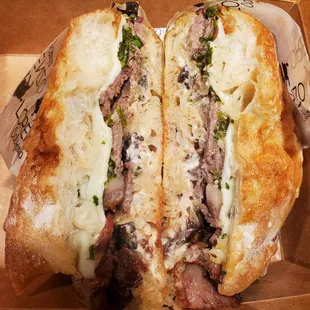 Tagliata Di Manzo Steak Sandwich