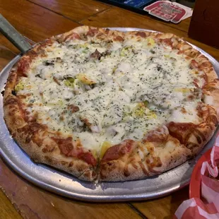 Supreme minus olives... delicious!