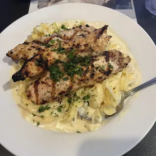 Grilled Chicken Fettuccine