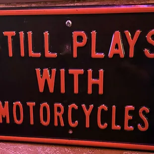 One piece of many motorcycle related appointments