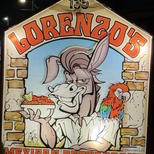 Front of restaurant signage