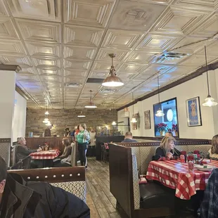 the dining area