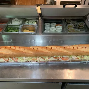 3ft hoagie, call 3 days in advance!